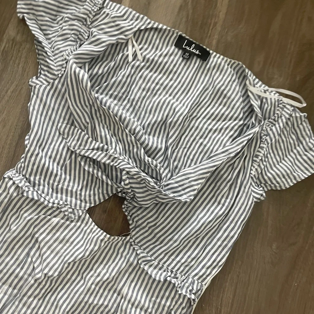 LuLus Stripe Dress - Picture 2 of 4